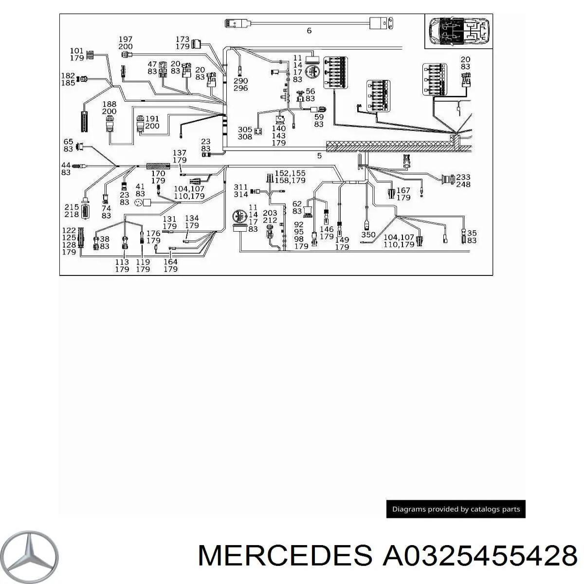  Mercedes A0325455428 preço, a partir de 4,61 USD