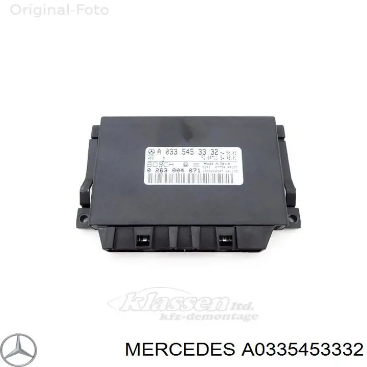 Módulo de direção (Centralina eletrônica) de motor Mercedes 0335453332 preço, a partir de 37,46 USD