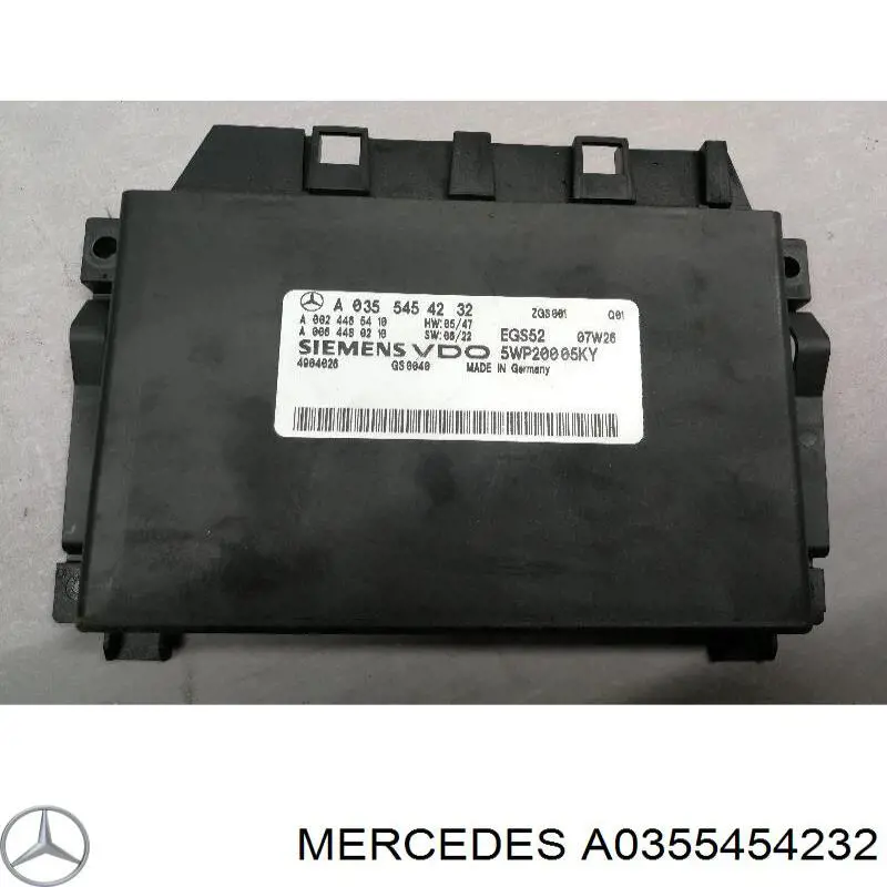 A0355454232 Mercedes Módulo de direção (Centralina eletrônica) da Caixa Automática de Mudança eletrônica