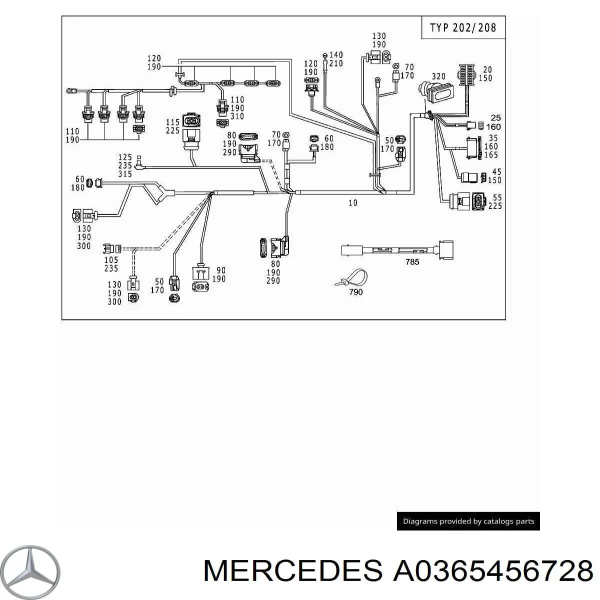 A0365456728 Mercedes 