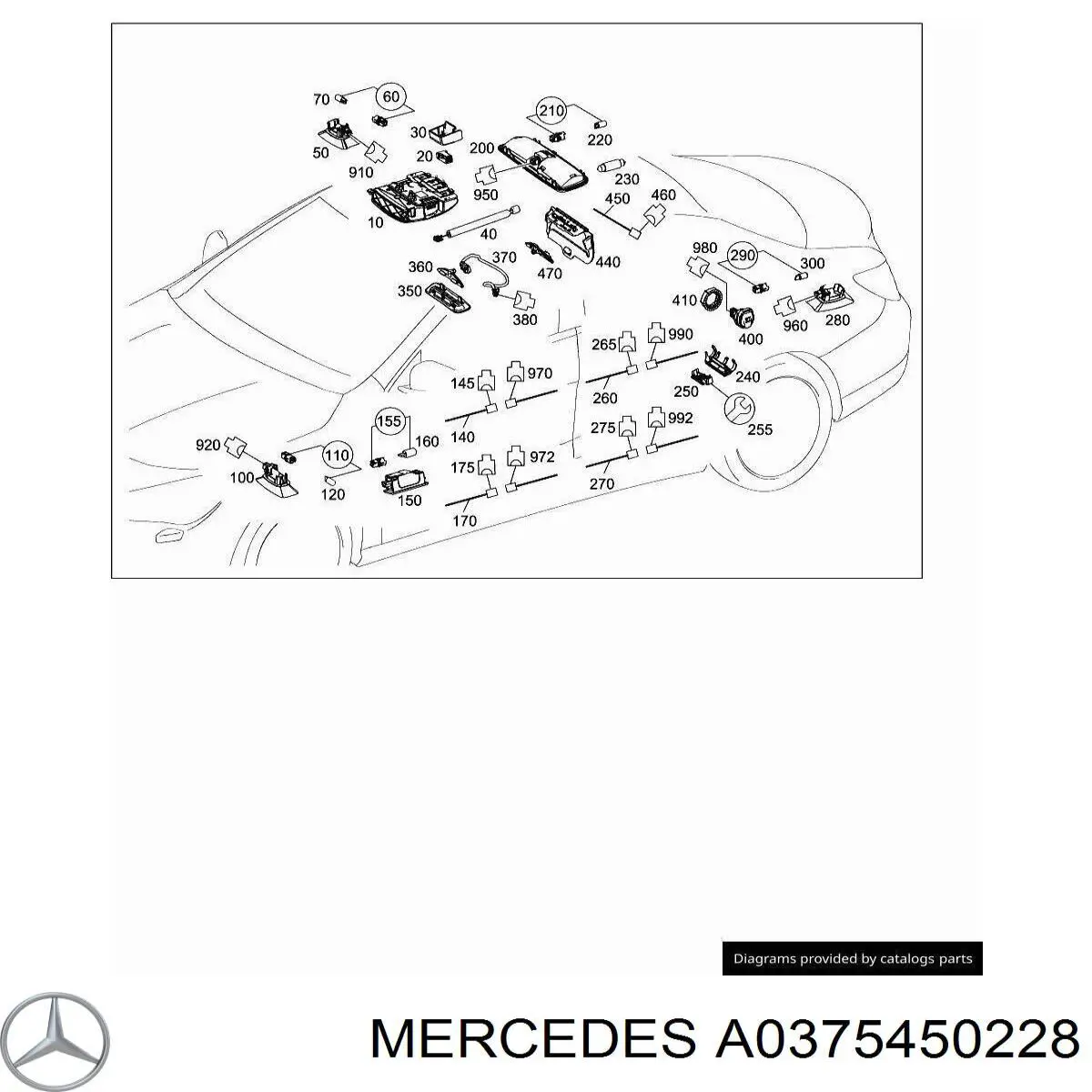 0375450228 Mercedes 
