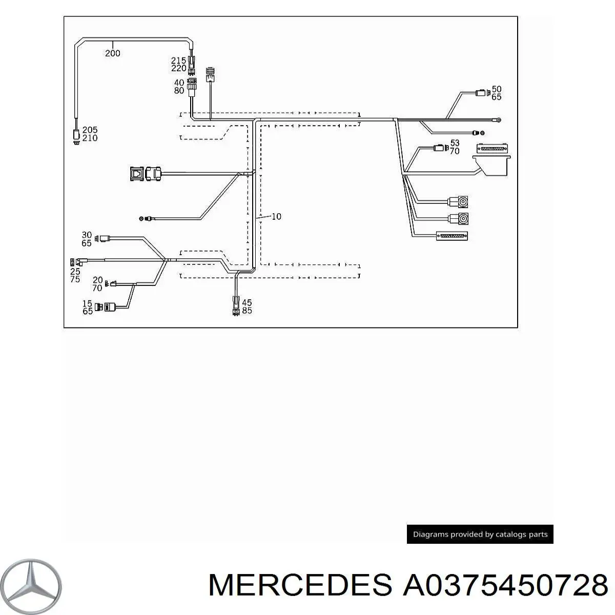  Mercedes A0375450728 preço, a partir de 7,56 USD