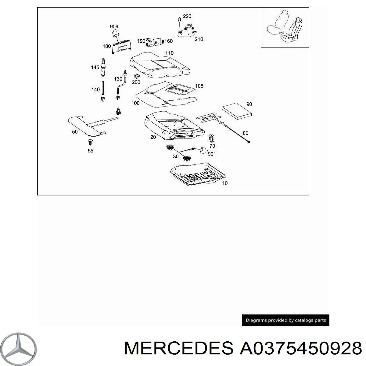  Mercedes A0375450928 preço, a partir de 7,56 USD