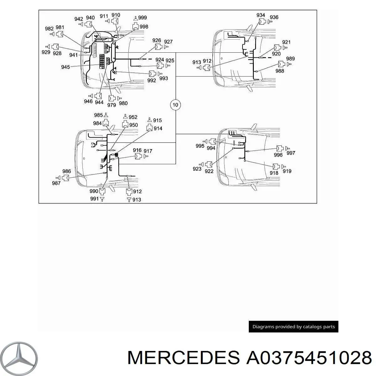  Mercedes A0375451028 preço, a partir de 8,80 USD