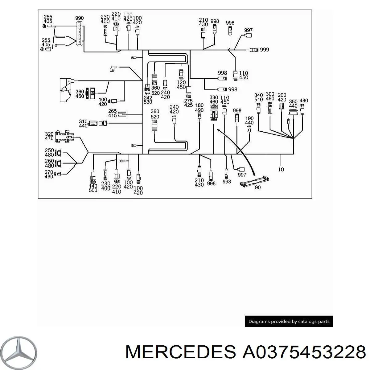  Mercedes A0375453228 preço, a partir de 10,26 USD