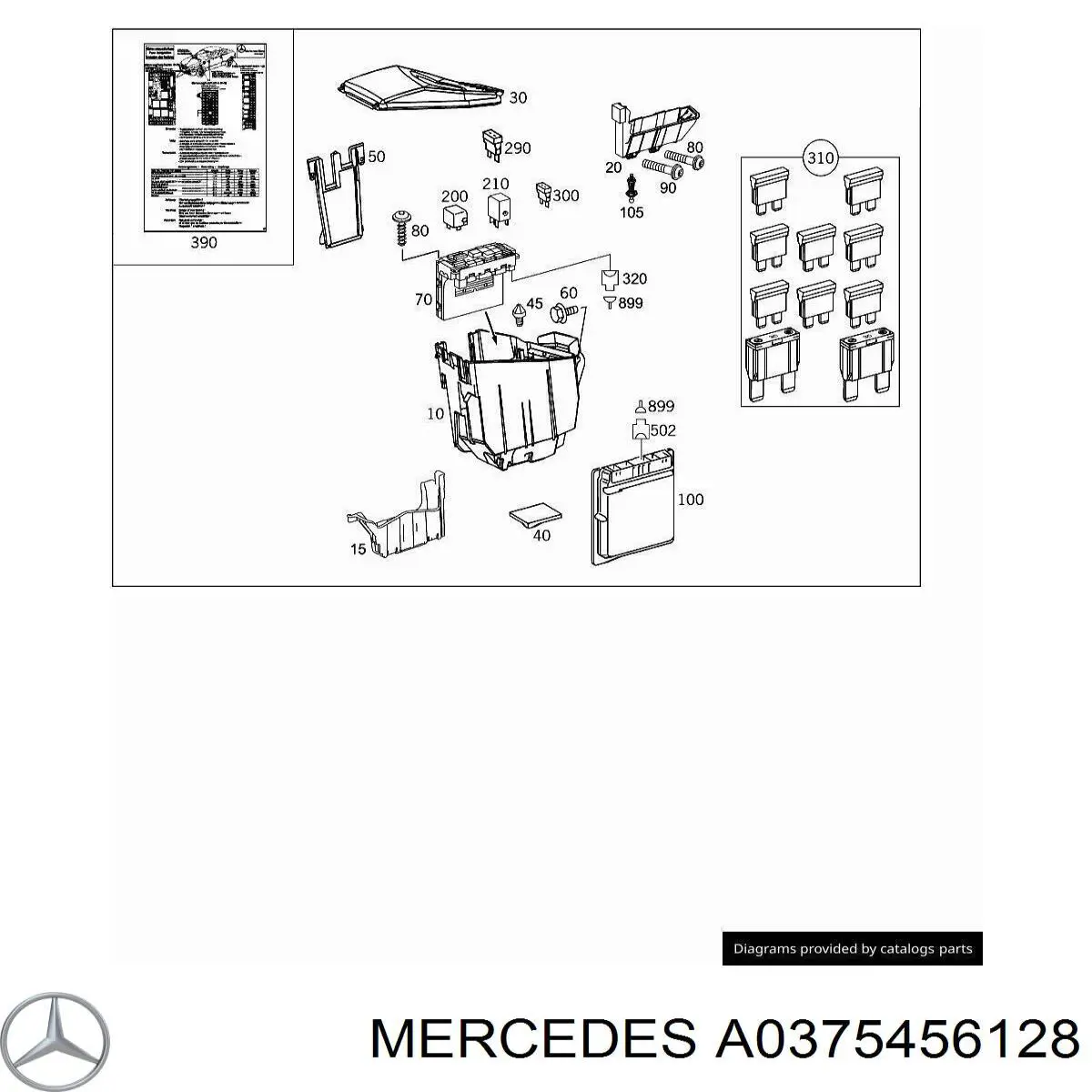 Mercedes A0375456128 preço, a partir de 10,26 USD