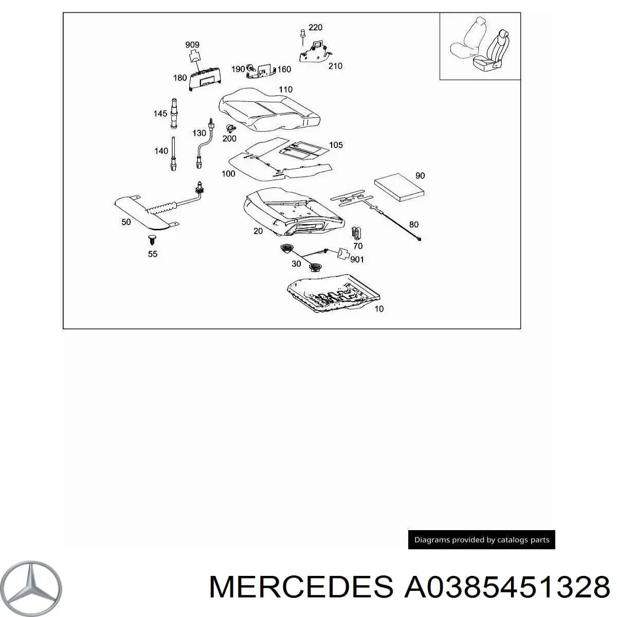  Mercedes A0385451328 preço, a partir de 16,51 USD