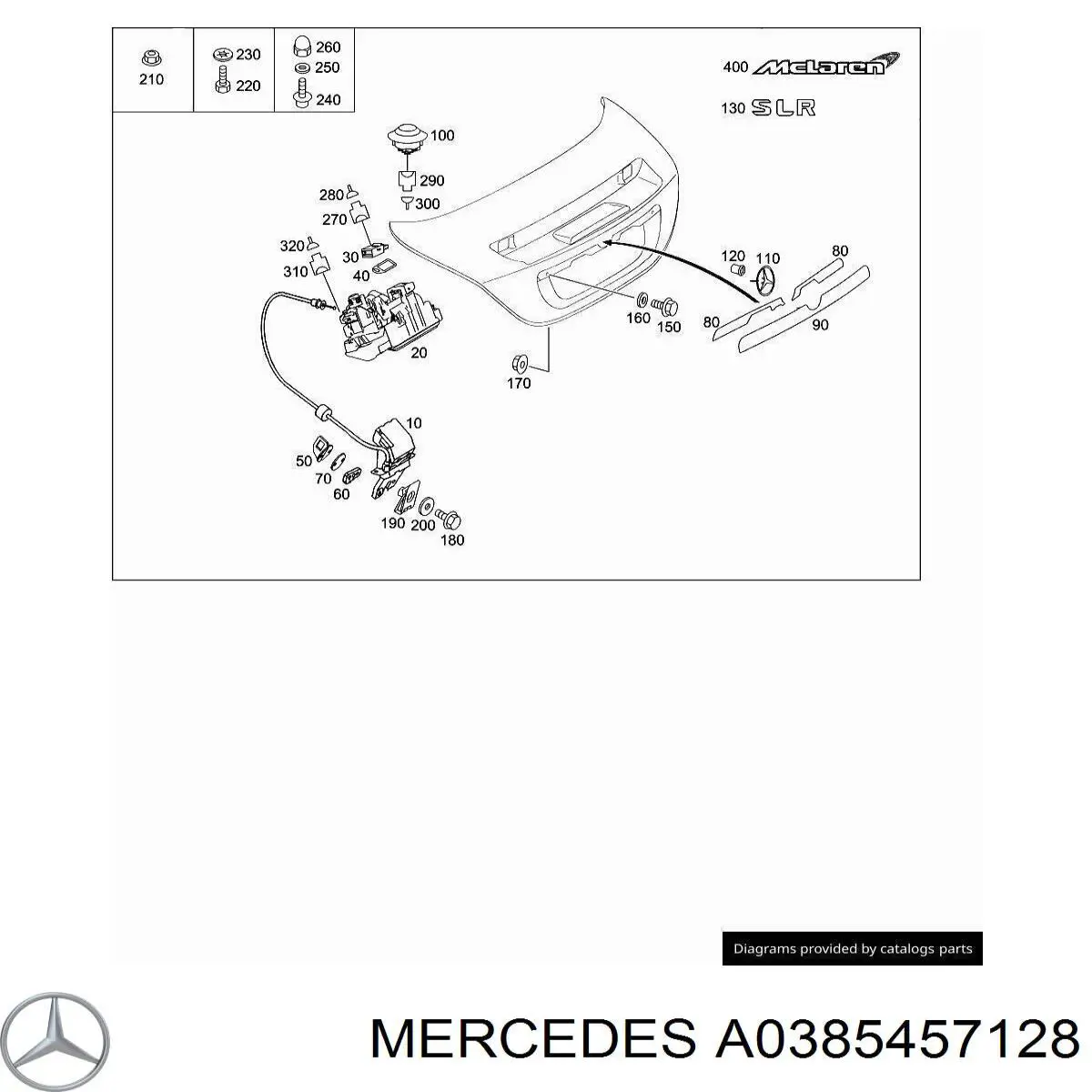  Mercedes A0385457128 preço, a partir de 17,47 USD