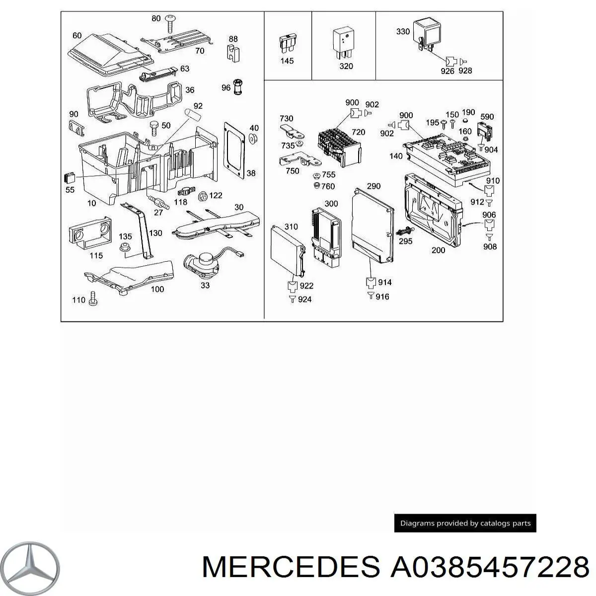  Mercedes A0385457228 preço, a partir de 15,93 USD