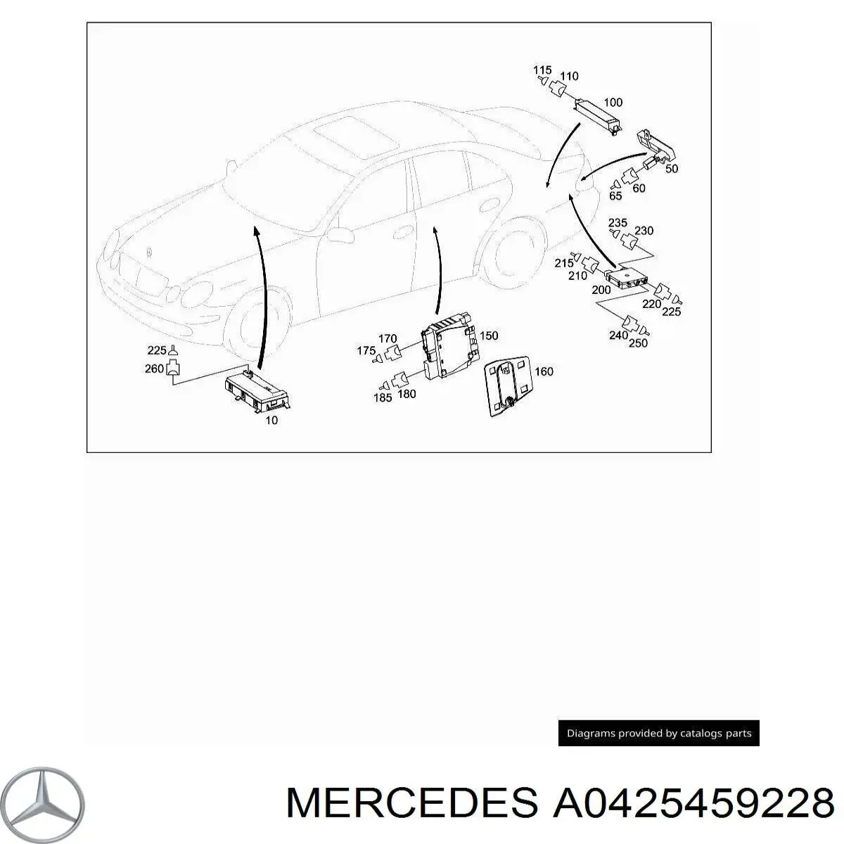  Mercedes A0425459228 preço, a partir de 8,46 USD