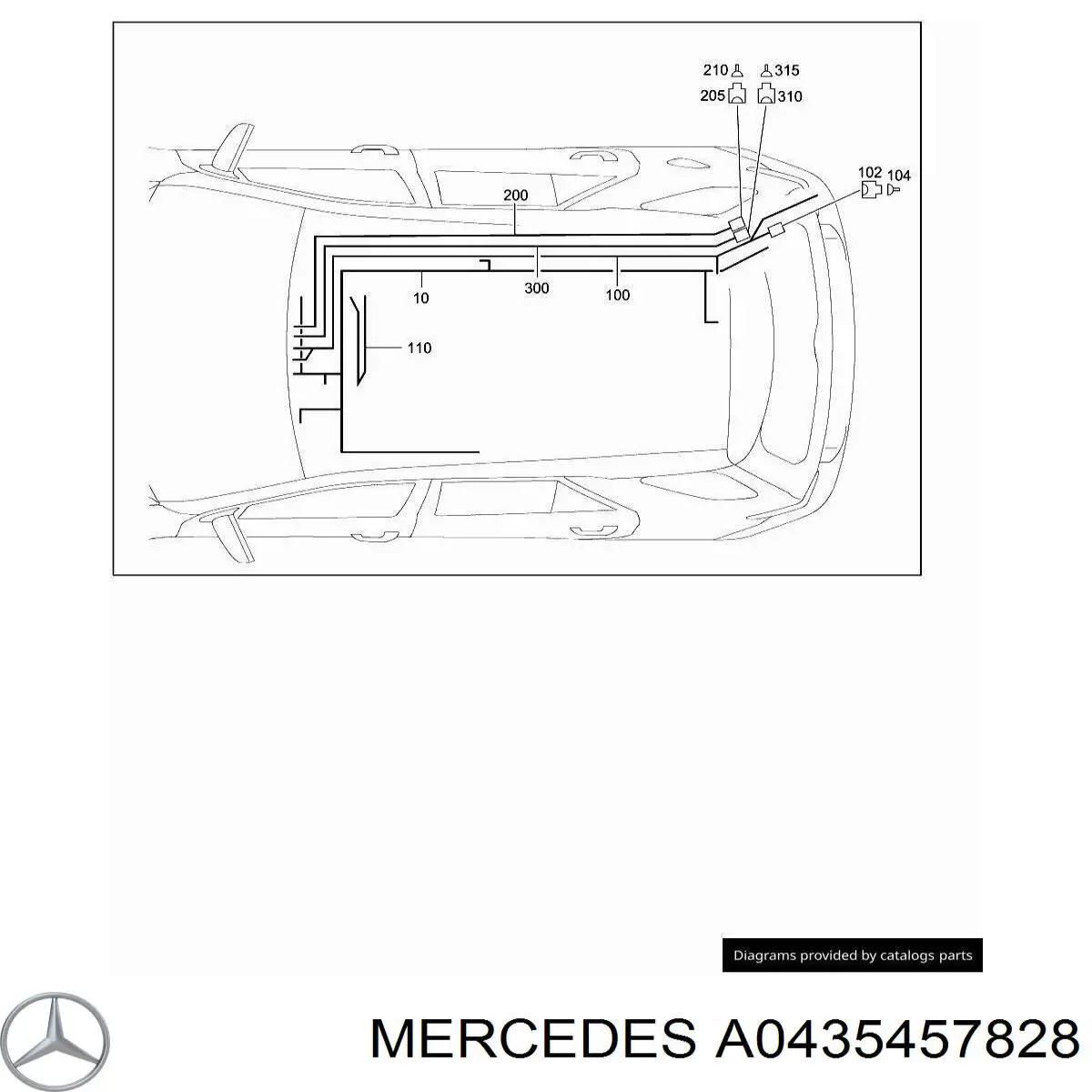 Compre A0435457828 Mercedes 