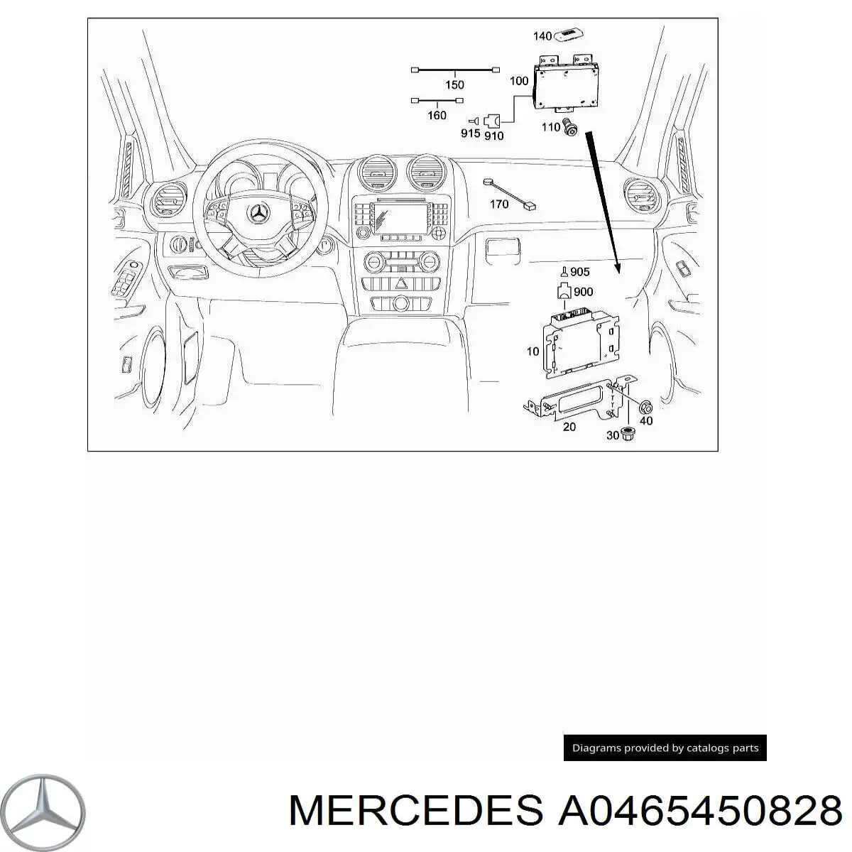 A0465450828 Mercedes 