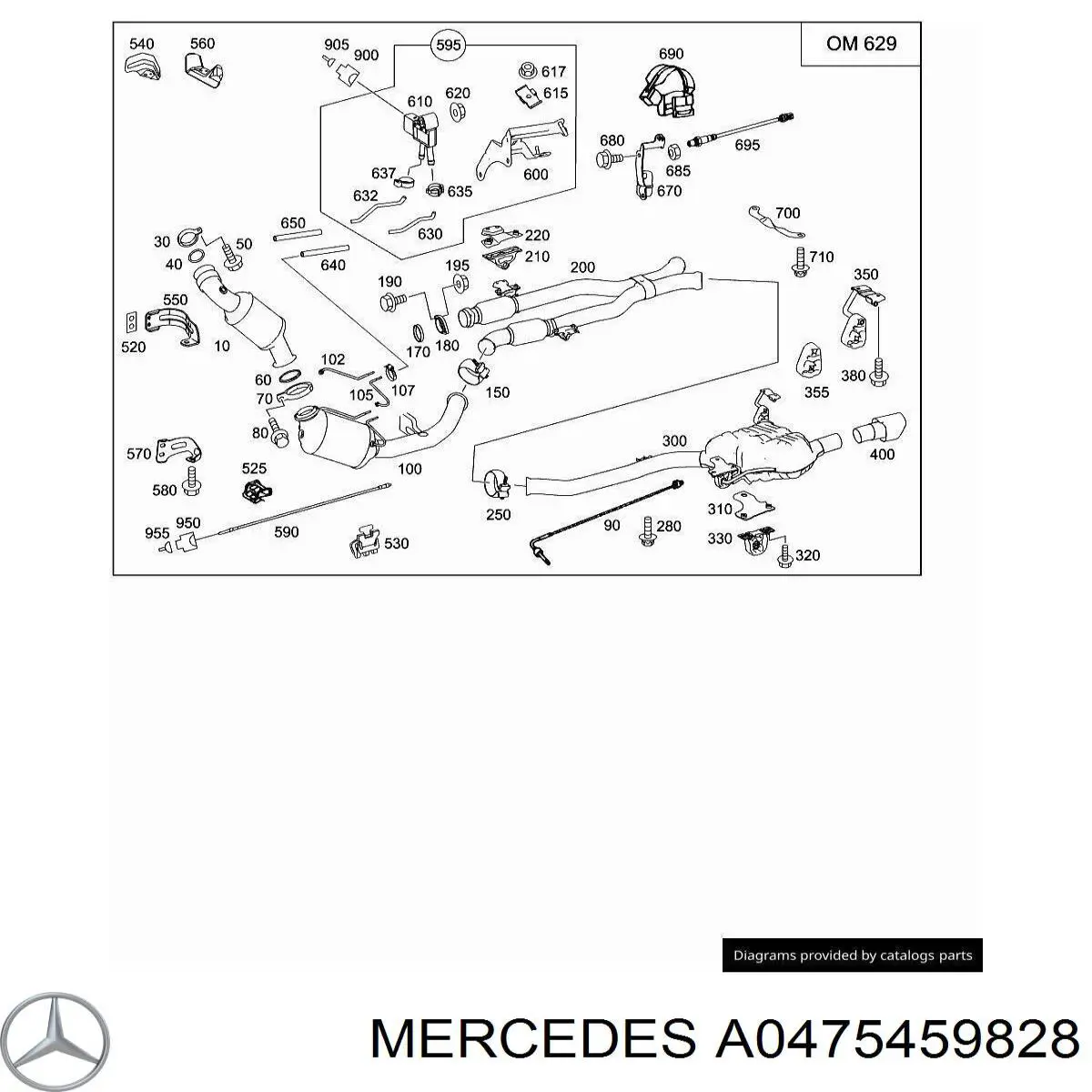 A0475459828 Mercedes 