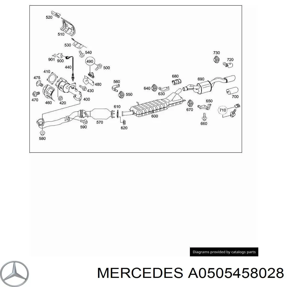 A0505458028 Mercedes 