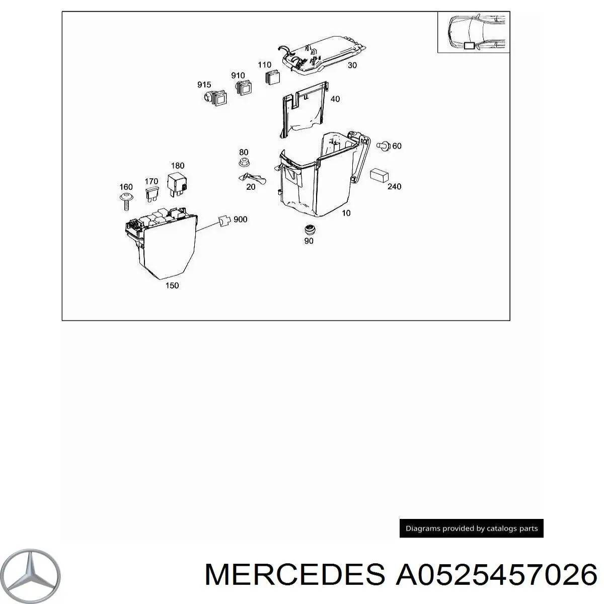 A0525457026 Mercedes 