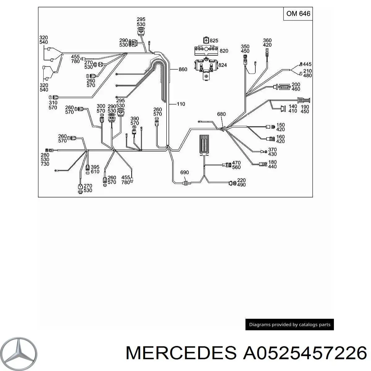 A0525457226 Mercedes 