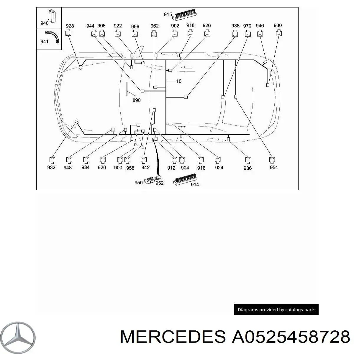 A0525458728 Mercedes 