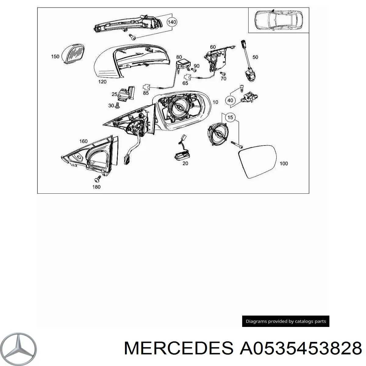 A0535453828 Mercedes 