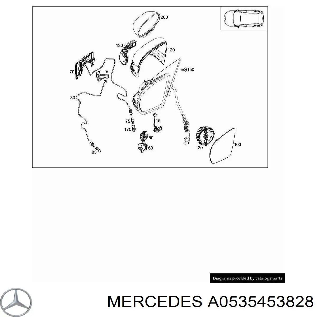Compre A0535453828 Mercedes 