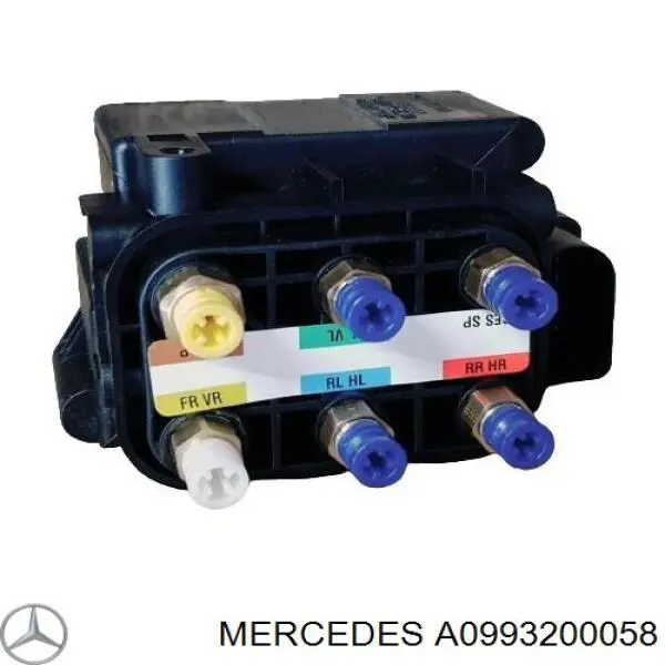 Unidade de válvulas de suspensão regulada Mercedes A0993200058 preço, a partir de 245,66 USD