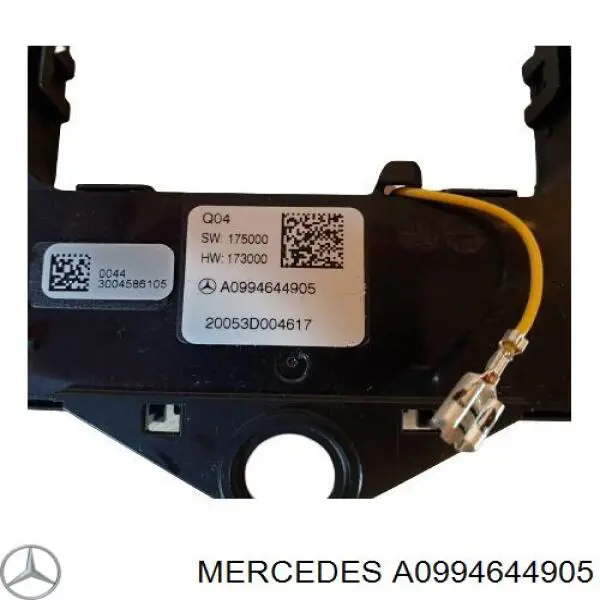 A0994644905 Mercedes Anel AIRBAG de contato, cabo plano do volante