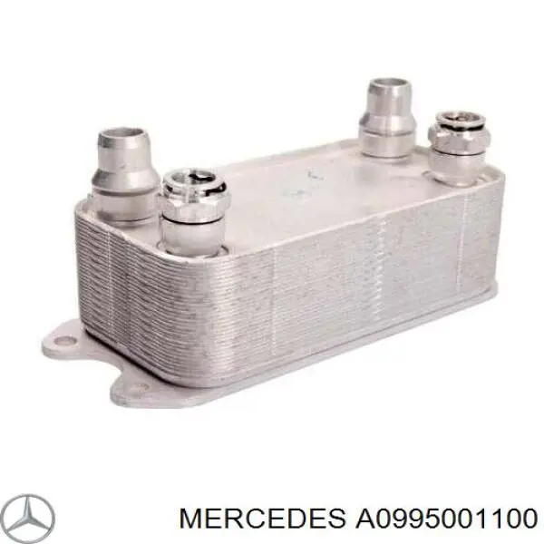A0995001100 Mercedes Radiador de esfriamento, Caixa Automática de Mudança