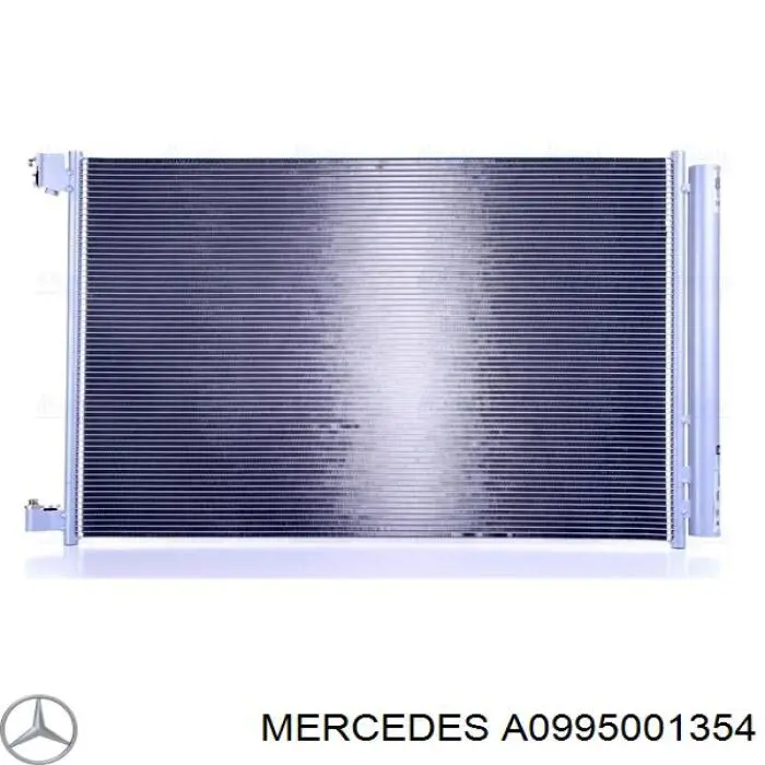 Radiador de aparelho de ar condicionado Mercedes A0995001354 preço, a partir de 152,04 USD