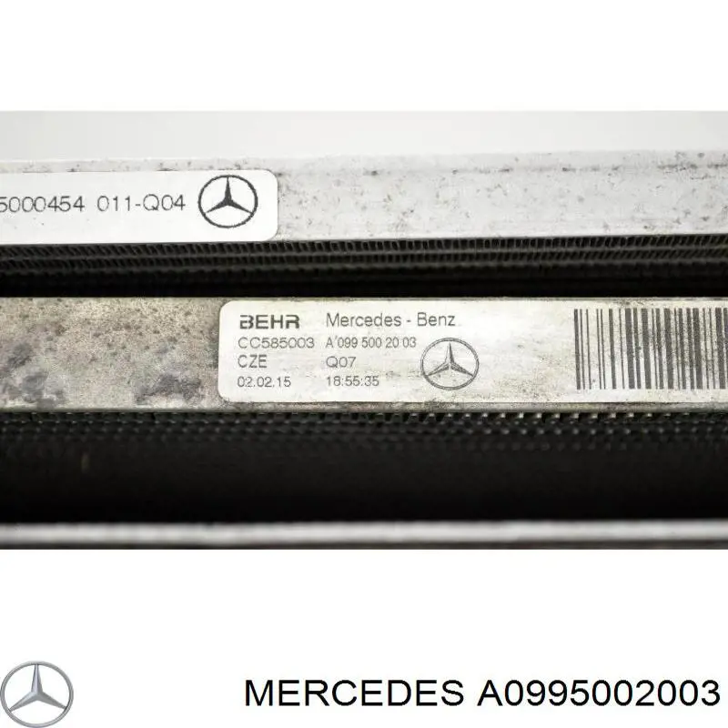 Radiador de esfriamento de motor adicional Mercedes A0995002003 preço, a partir de 211,48 USD