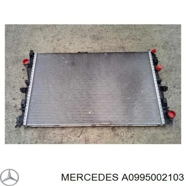 A0995002103 Mercedes Radiador de esfriamento de motor