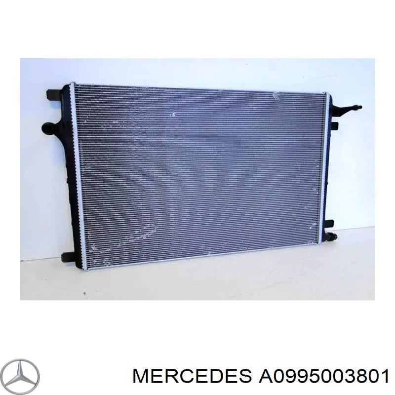 A0995003801 Mercedes Radiador de esfriamento de motor adicional