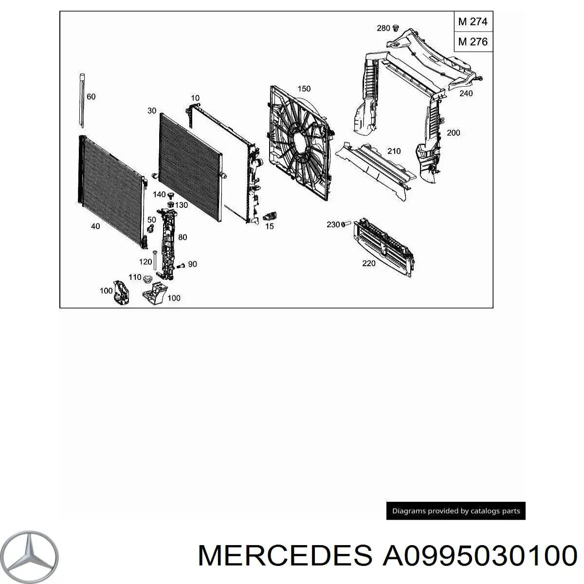  Mercedes A0995030100 preço, a partir de 72,36 USD
