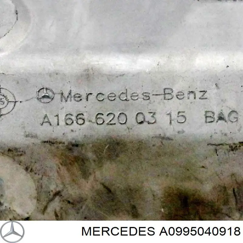 Compre A0995040918 Mercedes Consola do radiador esquerdo