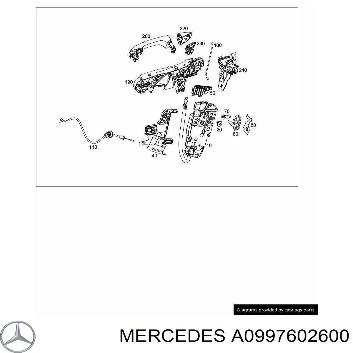  Mercedes A0997602600 preço, a partir de 85,44 USD