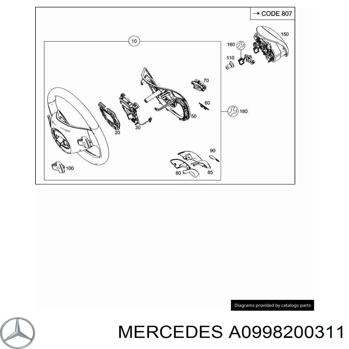 Compre A0998200311 Mercedes 