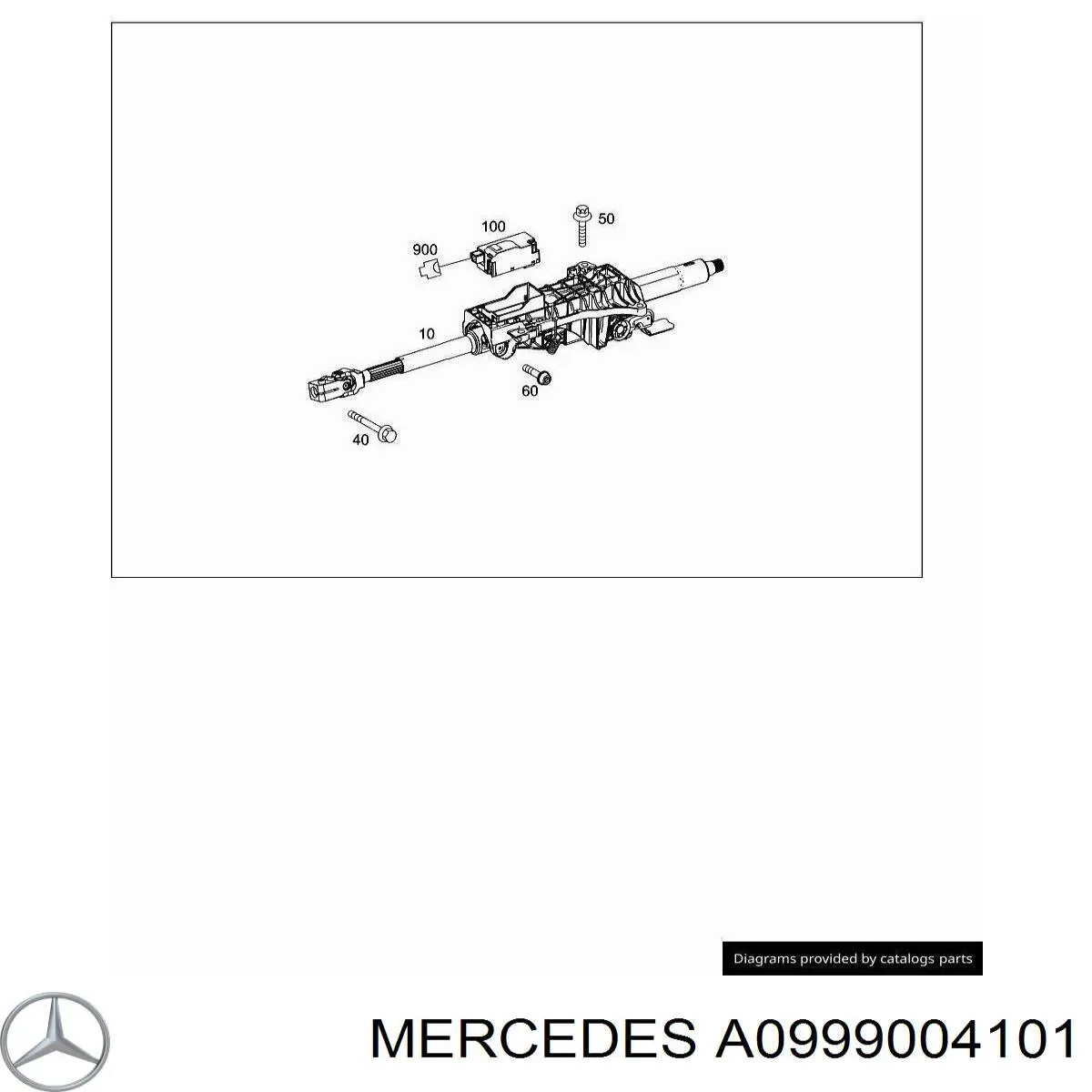 Módulo eletrônico da coluna de direção Mercedes A0999004101 preço, a partir de 214,21 USD