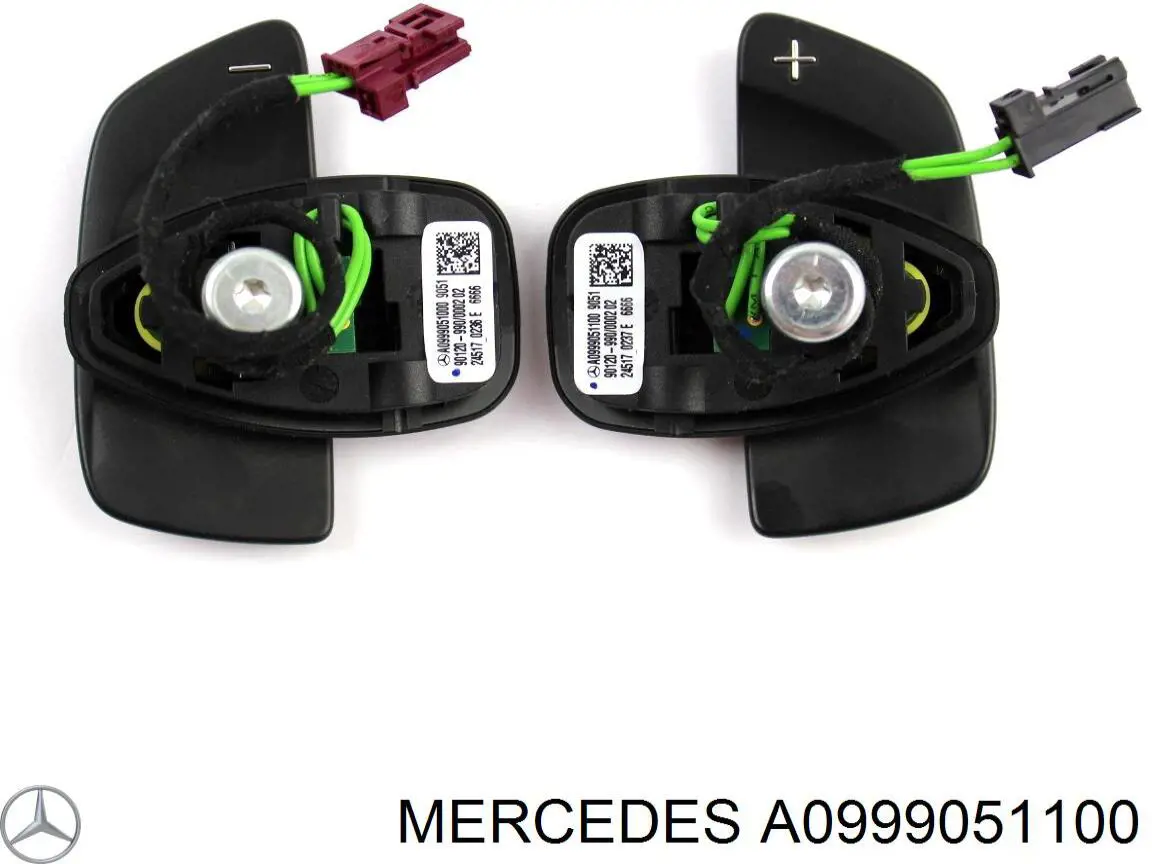 A09990511009107 Mercedes Unidade de interruptores de botão do volante de direção