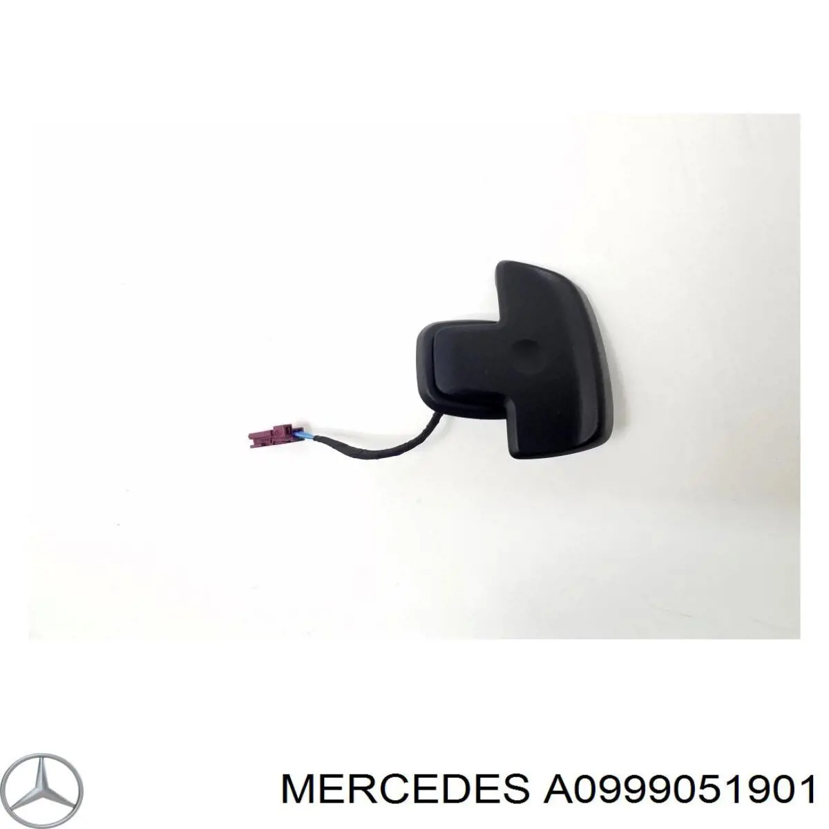 A09990519019051 Mercedes Unidade de interruptores de botão do volante de direção