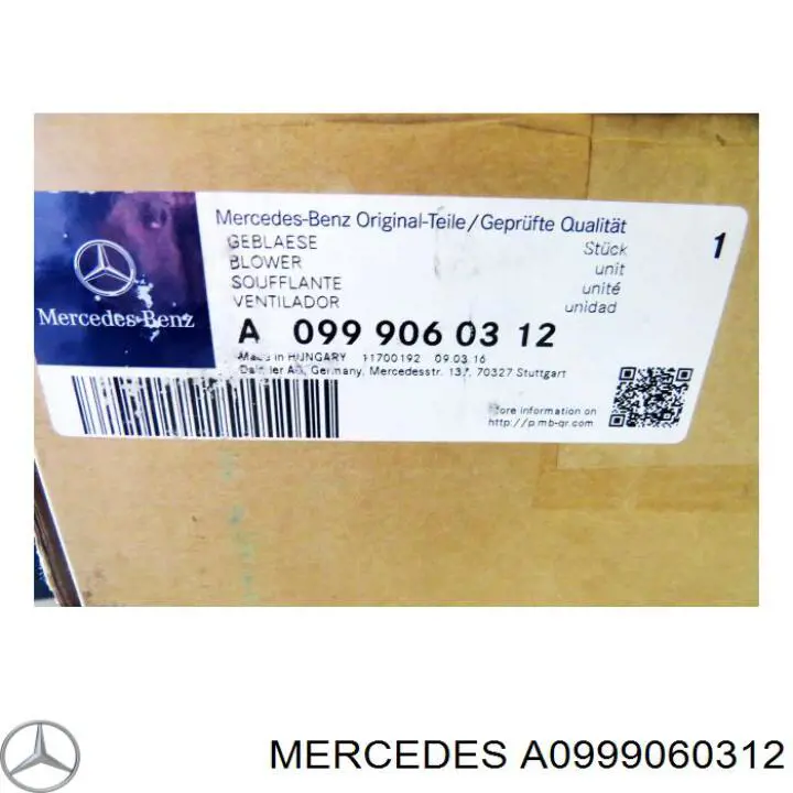 Motor de ventilador de forno (de aquecedor de salão) Mercedes A0999060312 preço, a partir de 200,26 USD