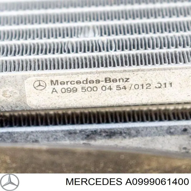 A0999061400 Mercedes Ventilador elétrico de esfriamento montado (motor + roda de aletas)