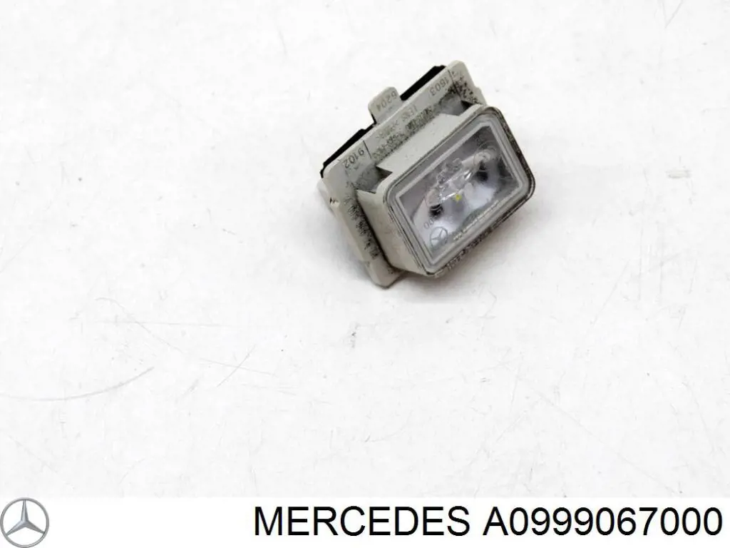 A0999067000 Mercedes Lanterna da luz de fundo de matrícula traseira