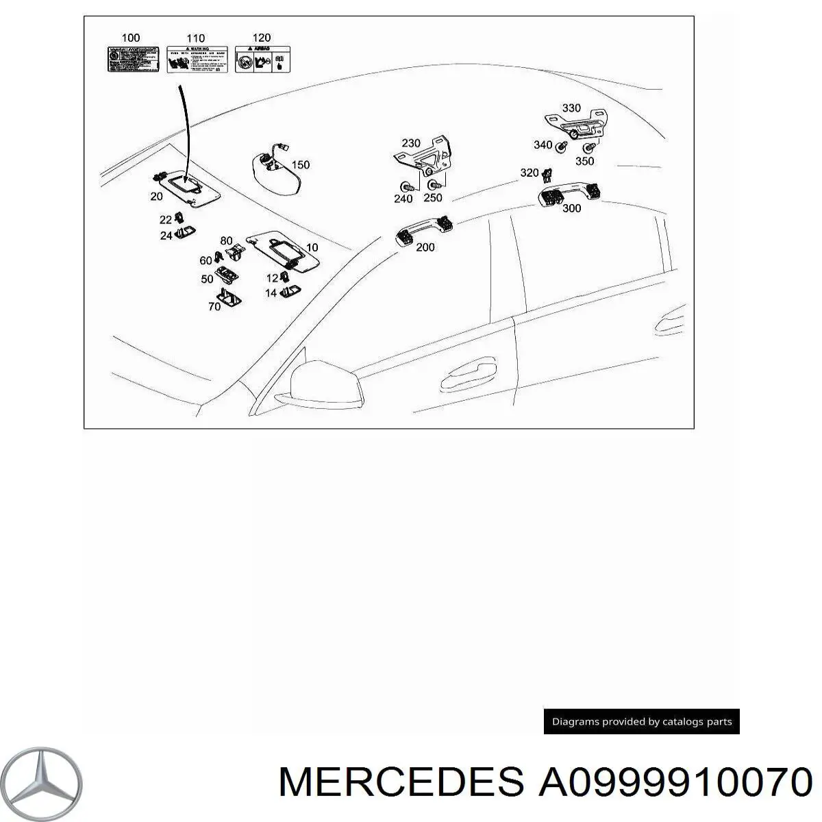 A0999910070 Mercedes 