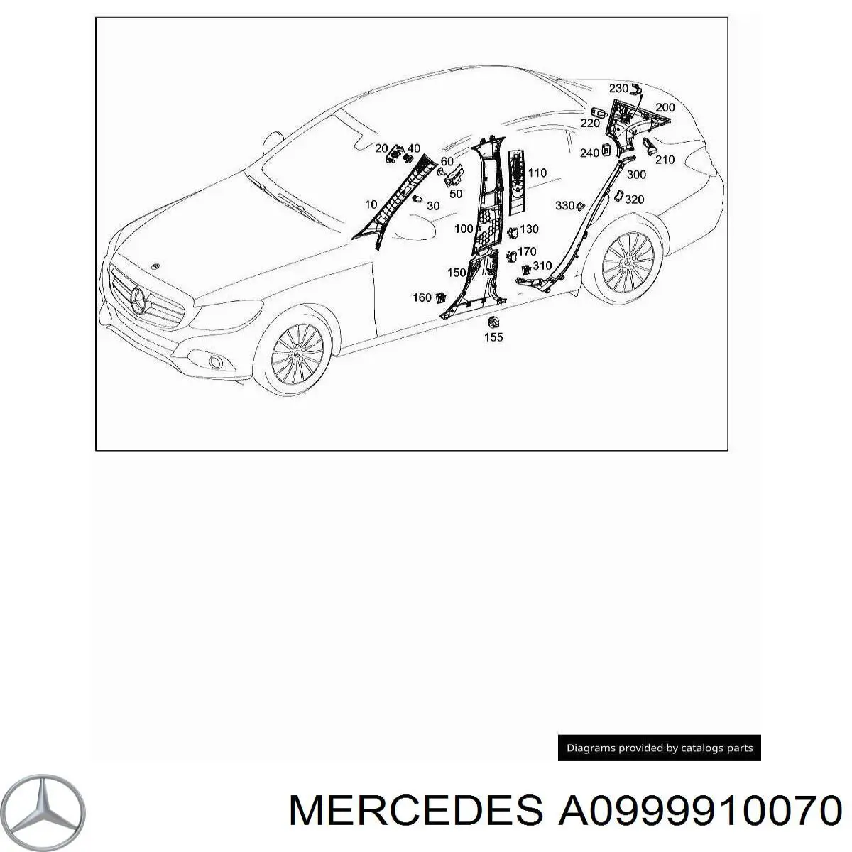  Mercedes A0999910070 preço, a partir de 4,12 USD