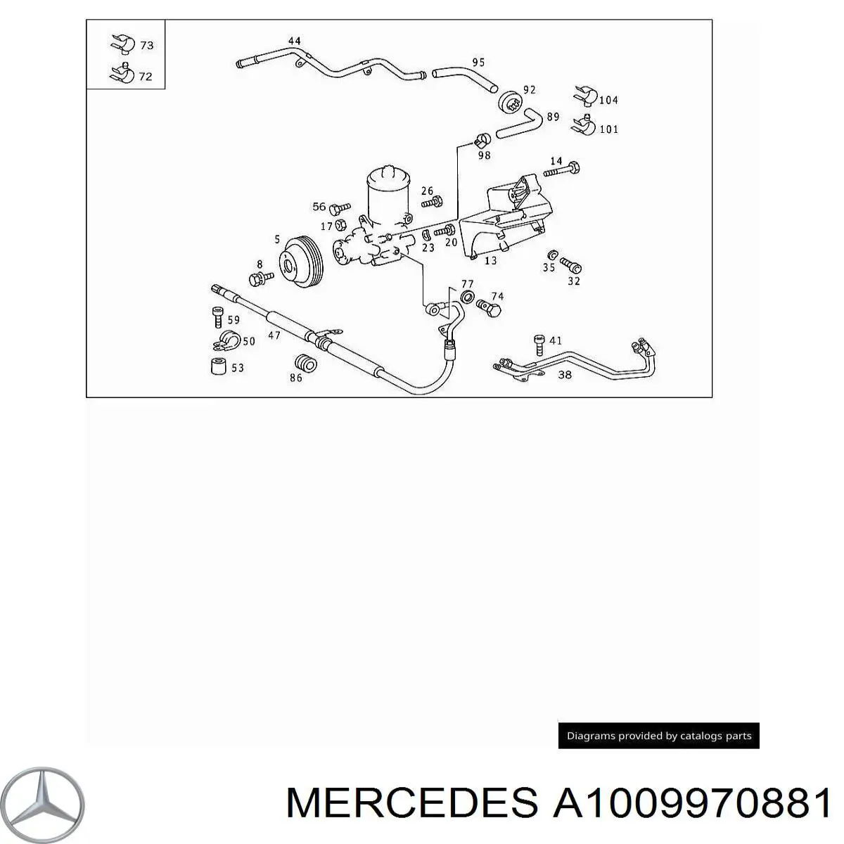  Mercedes A1009970881 preço, a partir de 12,46 USD