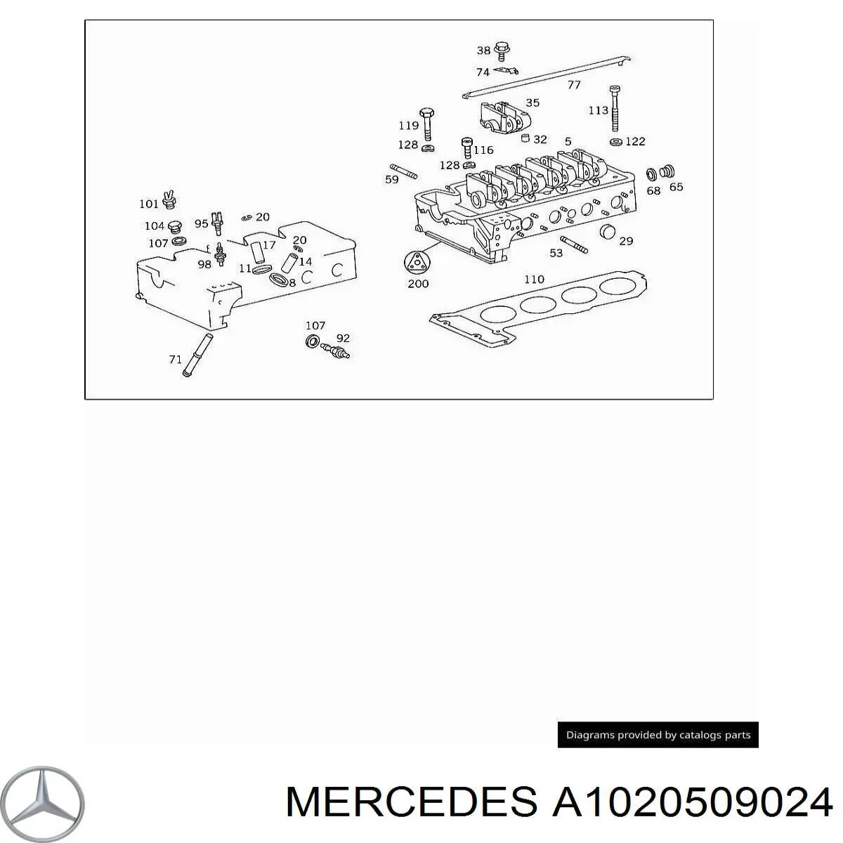  Mercedes A1020509024 preço, a partir de 42,22 USD