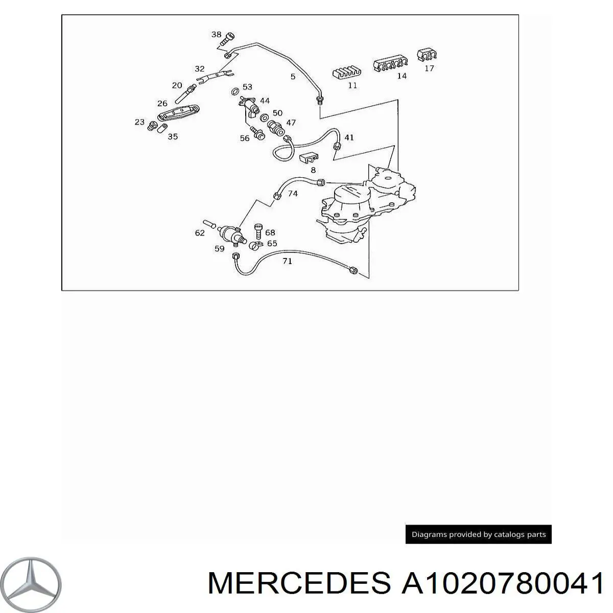  Mercedes A1020780041 preço, a partir de 29,95 USD