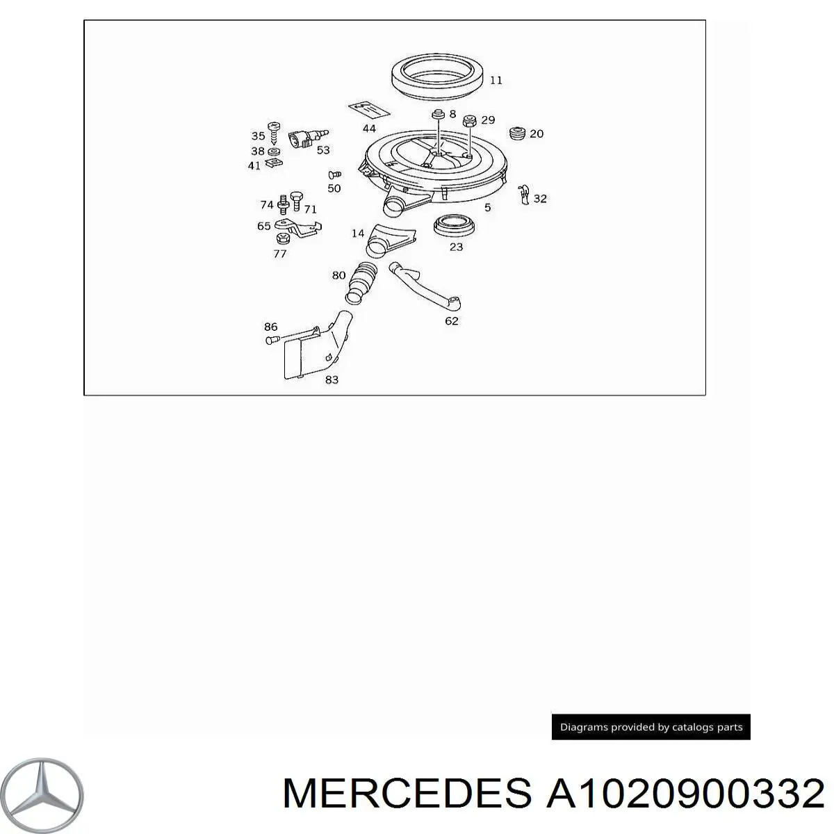  Mercedes A1020900332 preço, a partir de 98,11 USD