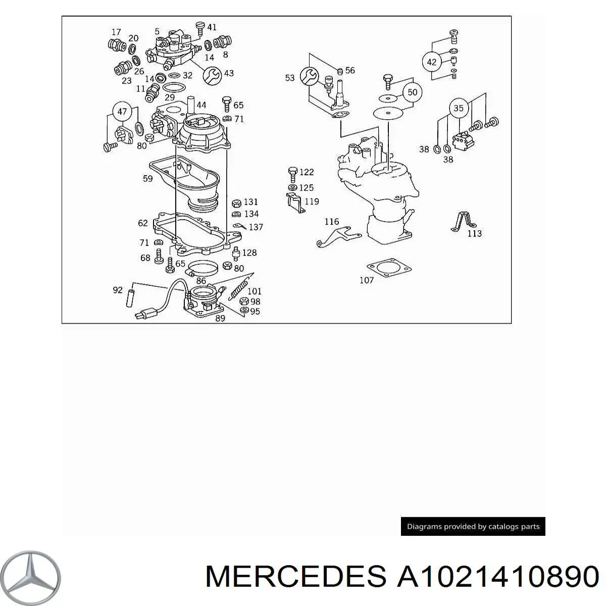 A1021410890 Mercedes 