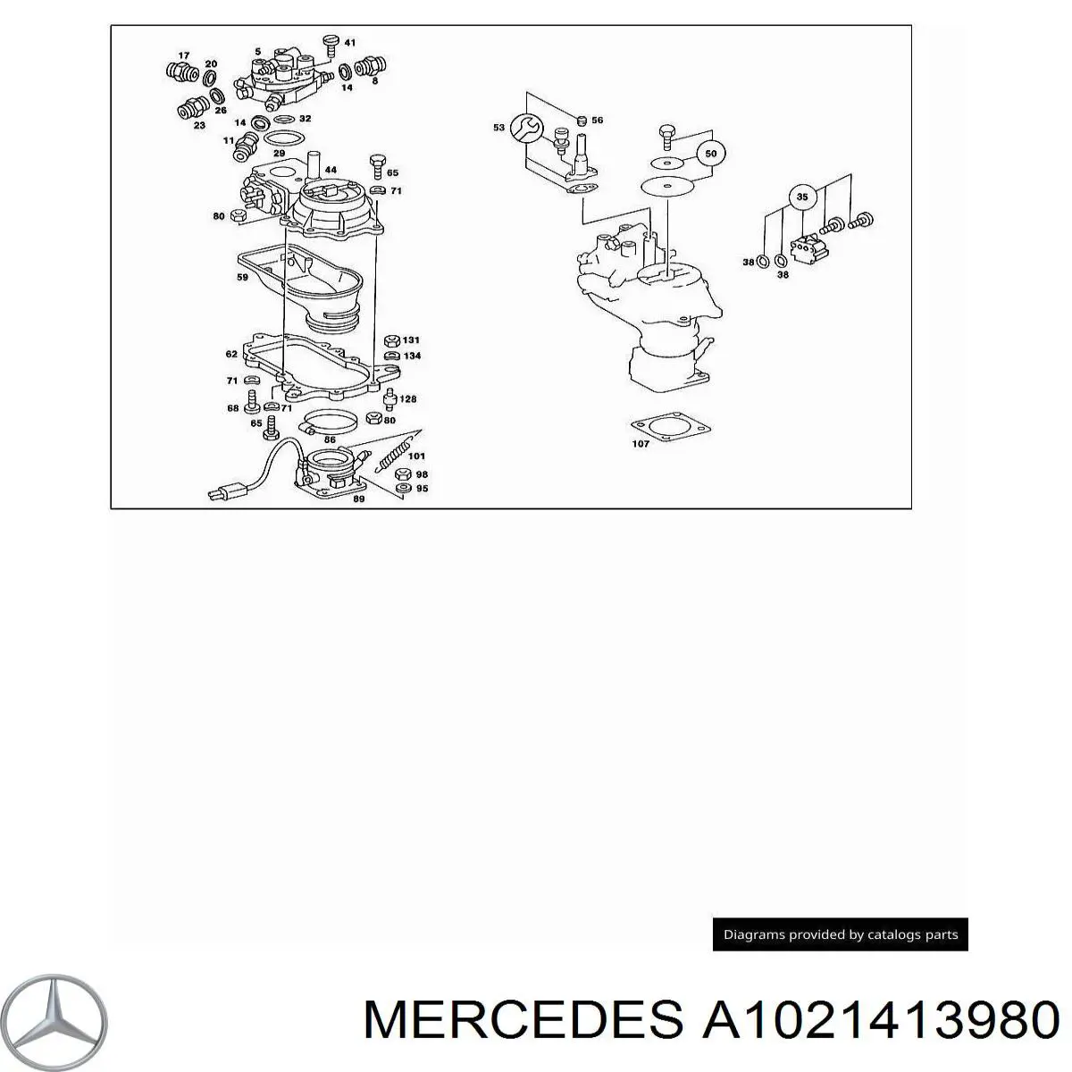 Compre A1021413980 Mercedes Vedante da válvula de borboleta