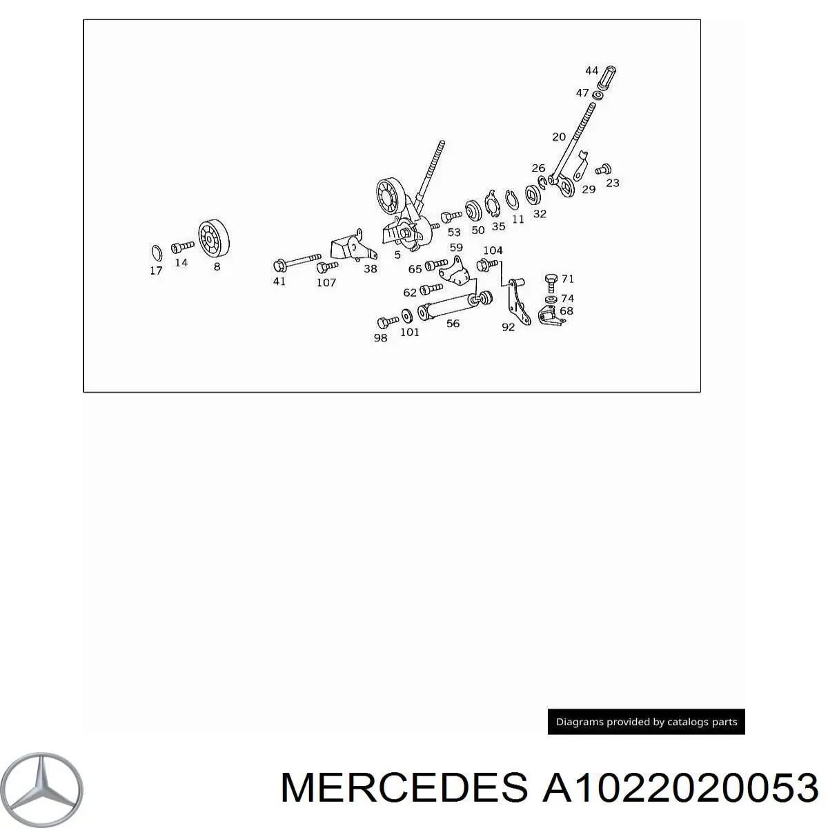 A1022020053 Mercedes 