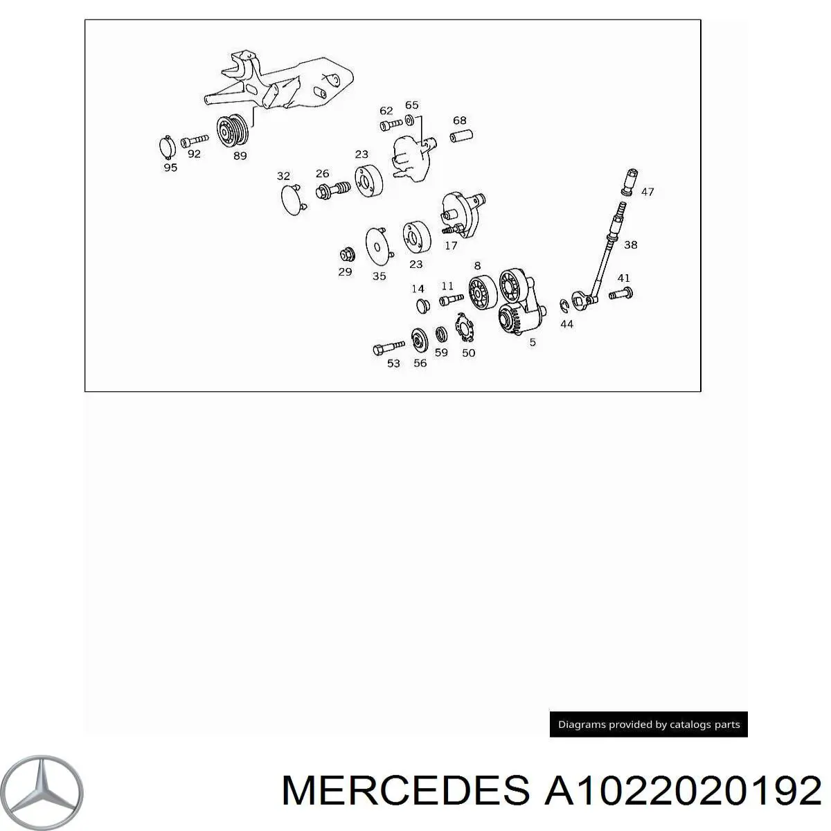  Mercedes A1022020192 preço, a partir de 38,08 USD